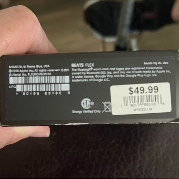 Like New BEATS FLEX Ear Buds in Blue - Picture 6 of 6